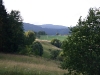 View from our appartment Les Brimbelles - 10 km SW of Orbey in the Vosges mountains